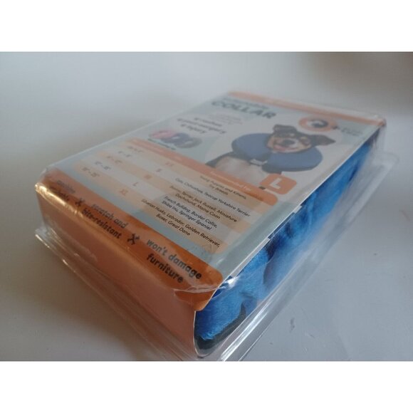 Bencmate Inflatable Collar Blue for Dogs & Cats Soft Pet Recover L - Picture 4 of 15